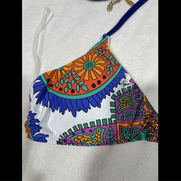 NWT‎ Trina Turk Pacific Paisley BIkini Top size 6 - Picture 5 of 12